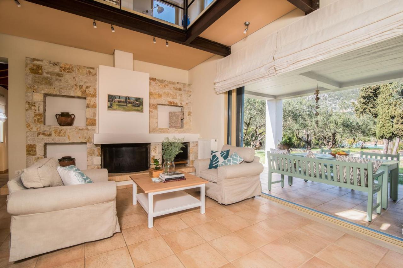 Villa Lithia Ano Korakiana ภายนอก รูปภาพ